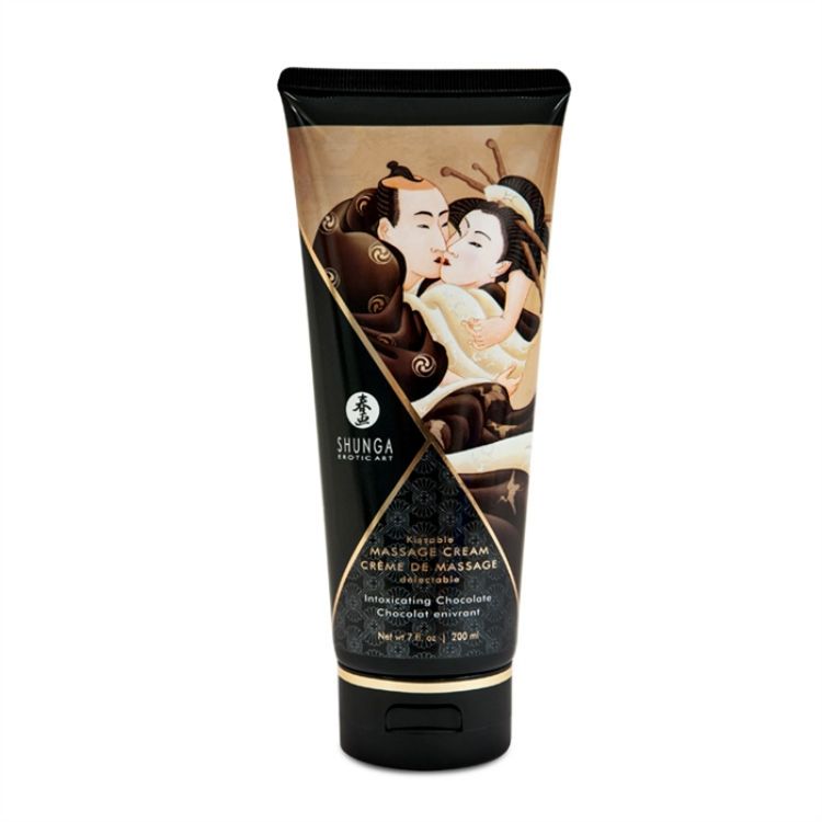 Image de CREME DE MASSAGE COMESTIBLE CHOCOLAT ENIVRANT