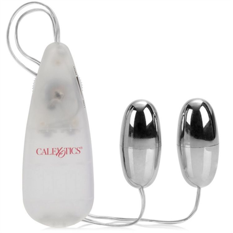 Image de Pocket Exotics Vibrating Double Silver Bullets