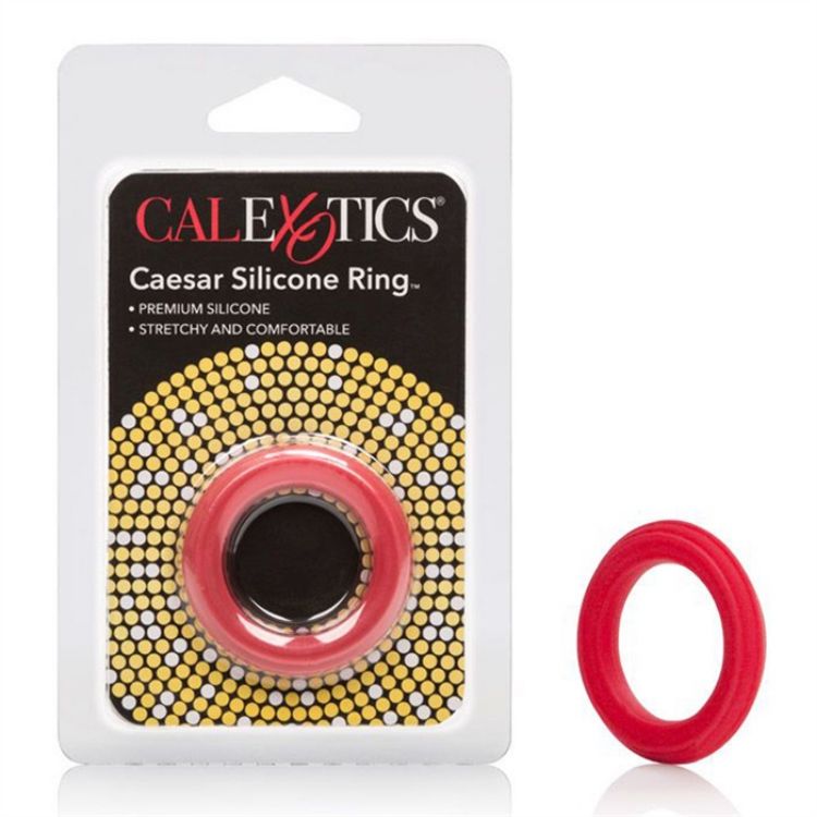 Image de Caesar Silicone Ring - Red