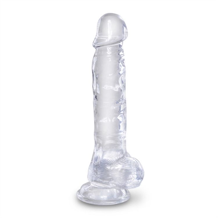 Image de King Cock Clear 8" Cock with Balls