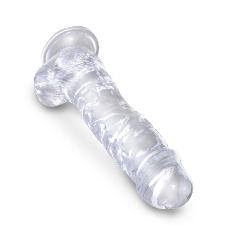 Image de King Cock Clear 8" Cock with Balls