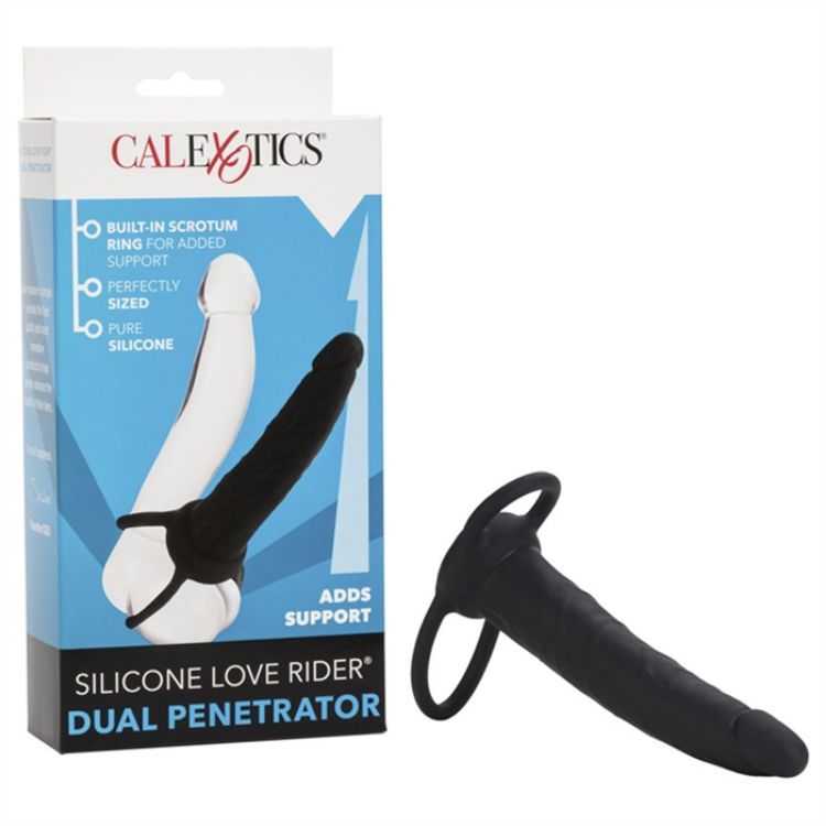 Image de Silicone Love Rider Dual Penetrator - Black