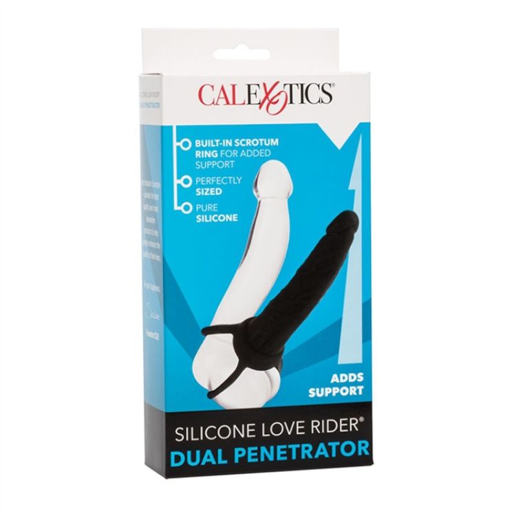 Image de Silicone Love Rider Dual Penetrator - Black