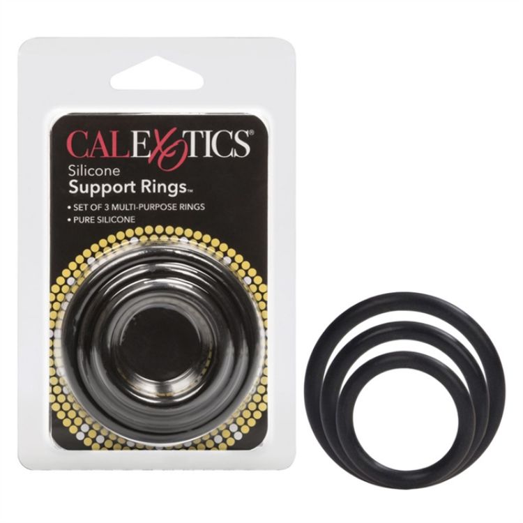 Image de Silicone Support Rings - Black