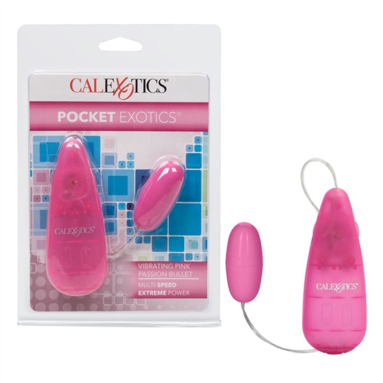 Image de Pocket Exotics Vibrating Pink Passion Bullet - Pin