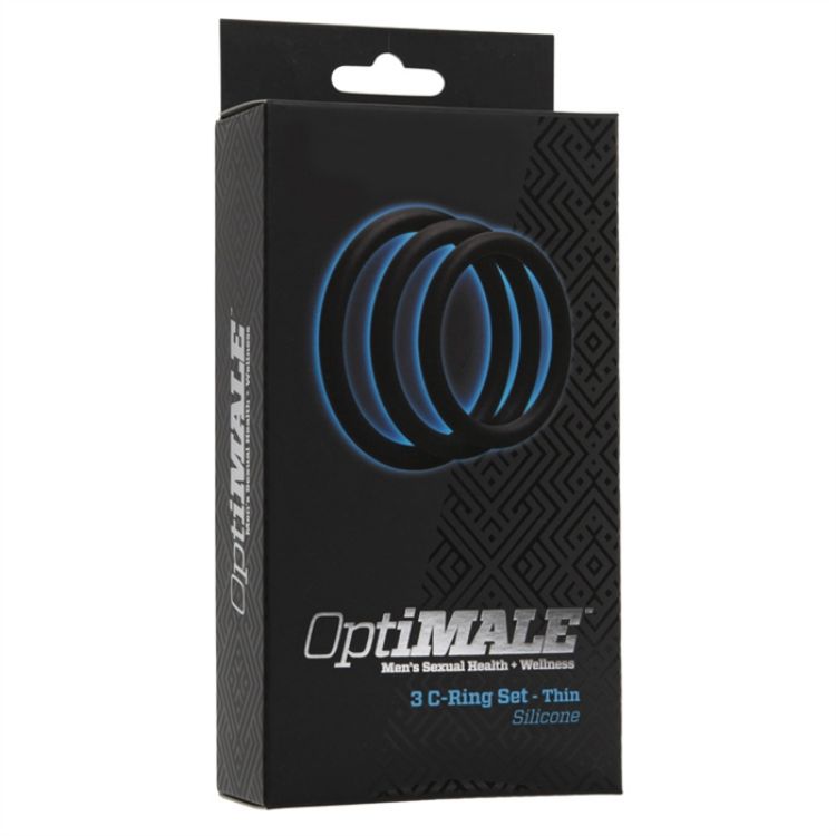 Image de OptiMALE - 3 C-Ring Set - Thin - Black