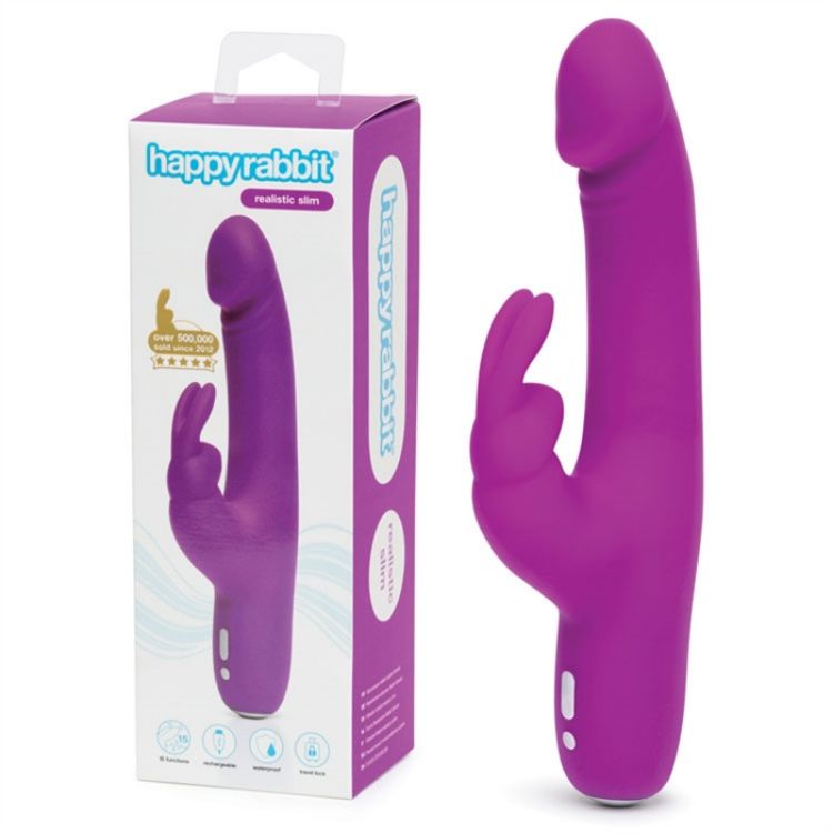 Image de Happy Rabbit - Slimline Realistic Purple