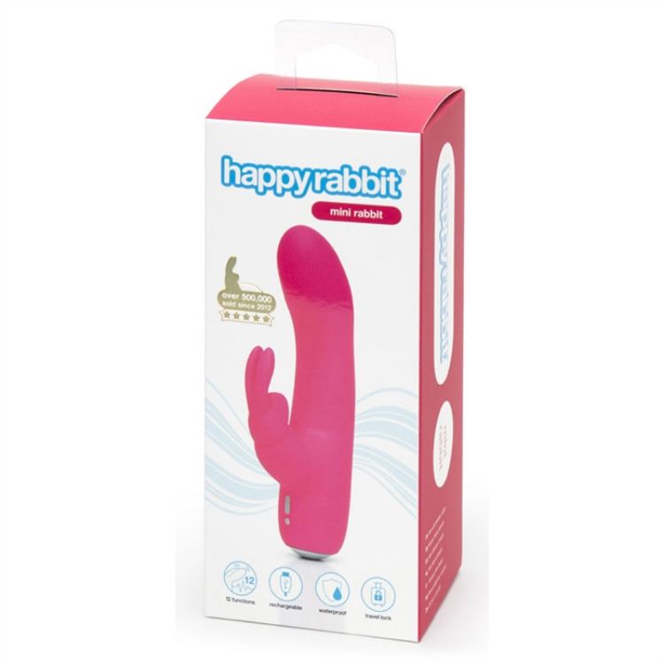 Image de Happy Rabbit - Mini Rechargeable Vibrator Pink