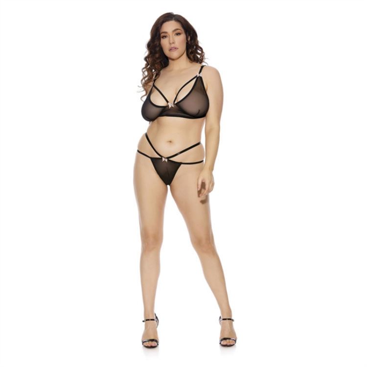 Image de BODICE BRA & G-STRING PANTY PLUS SIZE