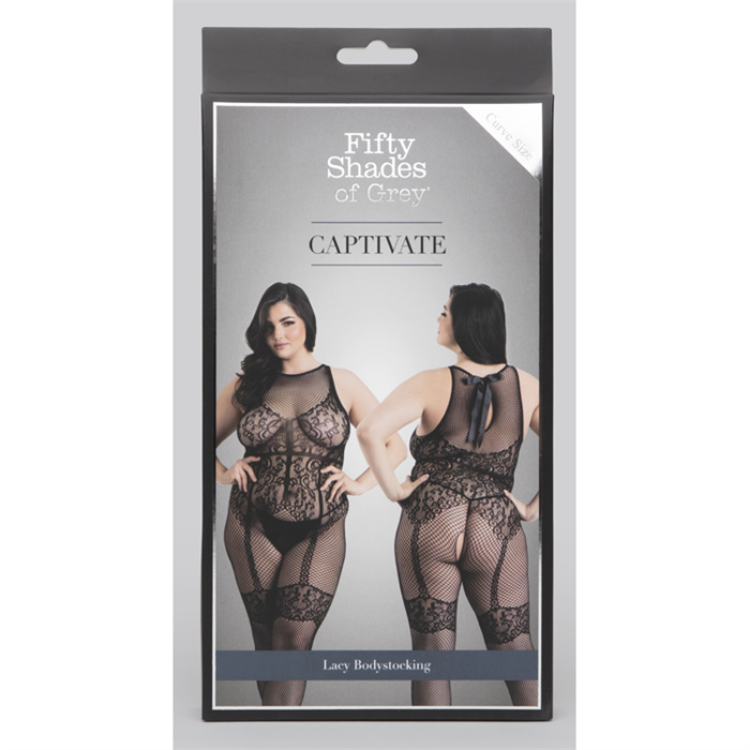 Image de FSOG - Captivate Lacy Bodystocking - Curve