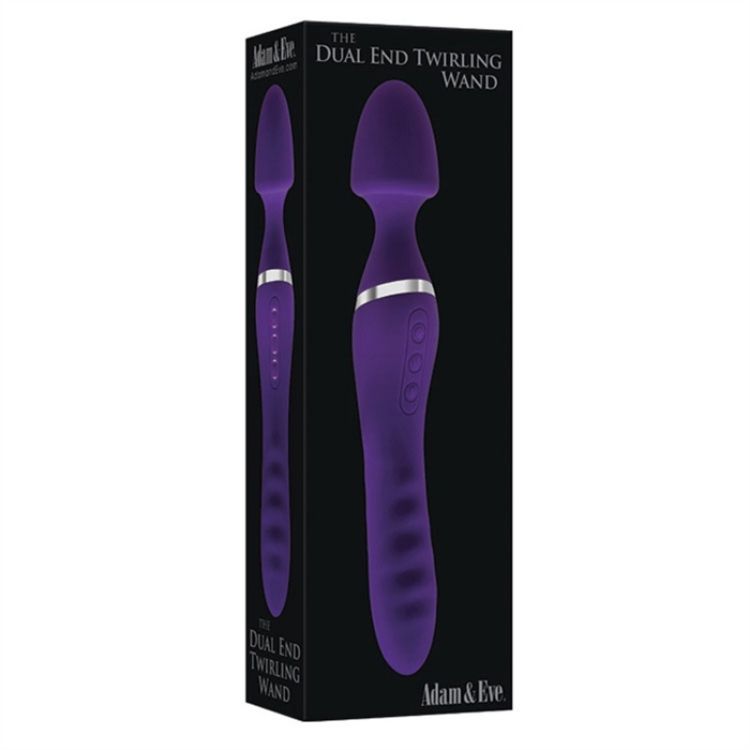 Image de The Dual End Twirling Wand - Silicone purple