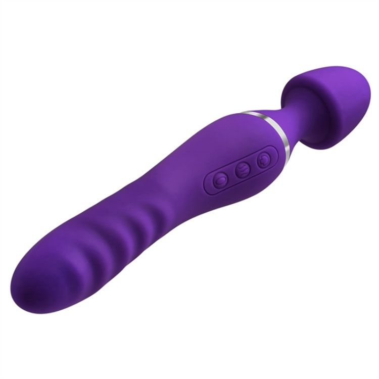 Image de The Dual End Twirling Wand - Silicone purple