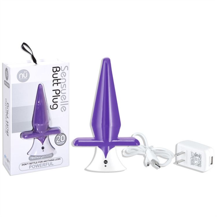 Image de SENSUELLE RECHARGEABLE PURPLE BUTT PLUG - CADEAU AVEC ACHAT DE 150$ +