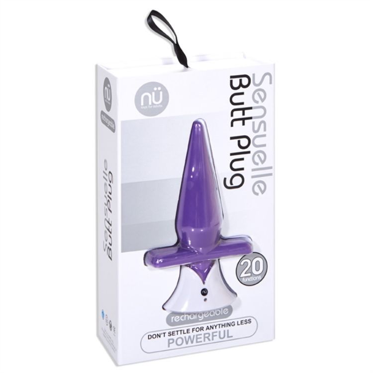 Image de SENSUELLE RECHARGEABLE PURPLE BUTT PLUG - CADEAU AVEC ACHAT DE 150$ +