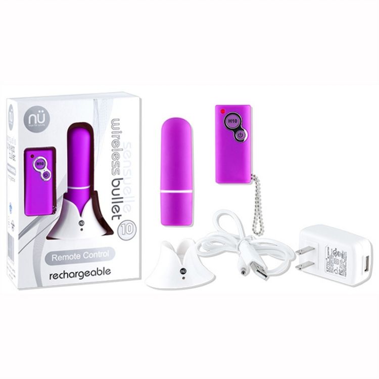 Image de SENSUELLE WIRELESS BULLET RECHARGEABLE MAUVE - CADEAU AVEC ACHAT DE 225$ +