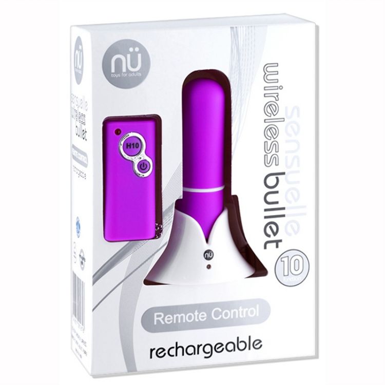 Image de SENSUELLE WIRELESS BULLET RECHARGEABLE MAUVE - CADEAU AVEC ACHAT DE 225$ +