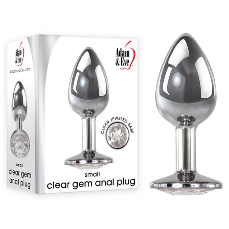 Image de  SMALL CLEAR GEM ANAL PLUG - CADEAU AVEC ACHAT DE 75$ +