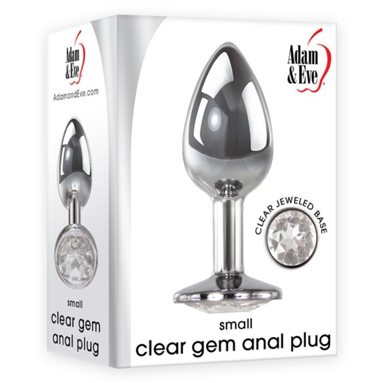 Image de  SMALL CLEAR GEM ANAL PLUG - CADEAU AVEC ACHAT DE 75$ +