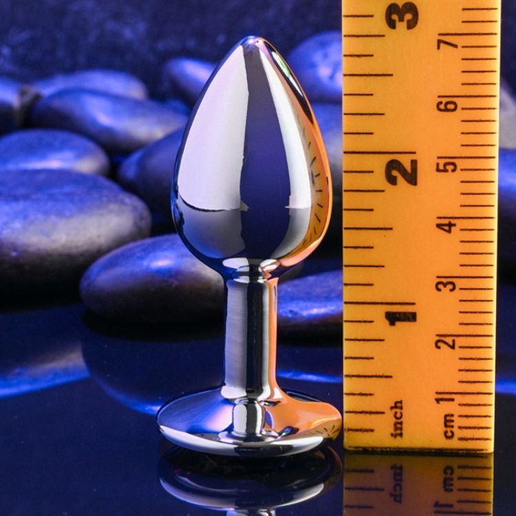 Image de  SMALL CLEAR GEM ANAL PLUG - CADEAU AVEC ACHAT DE 75$ +